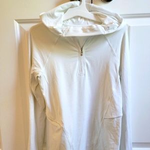 Lululemon quarter zip hoodie w/ pocket, EUC